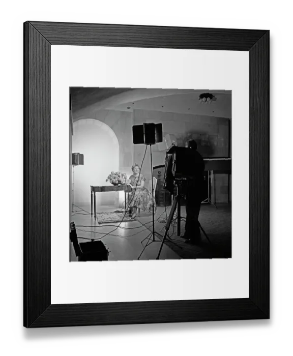 Framed Print : Yousuf Karsh Portrait Session With Mamie Eisenhower Framed Print : Yousuf Karsh Portrait Session With Mamie Eisenhower