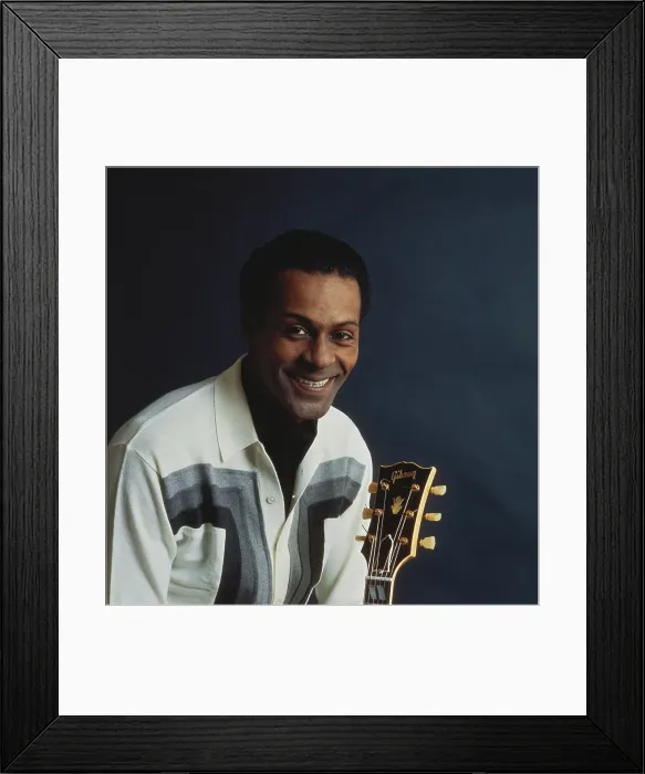 Framed Print : Chuck Berry Portrait Session Framed Print : Chuck Berry Portrait Session