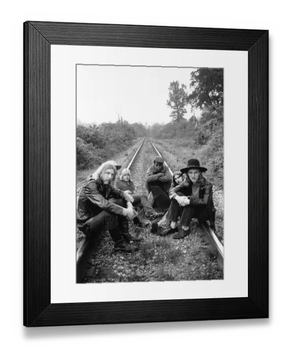 Framed Print : Photo of Allman Brothers Framed Print : Photo of Allman Brothers