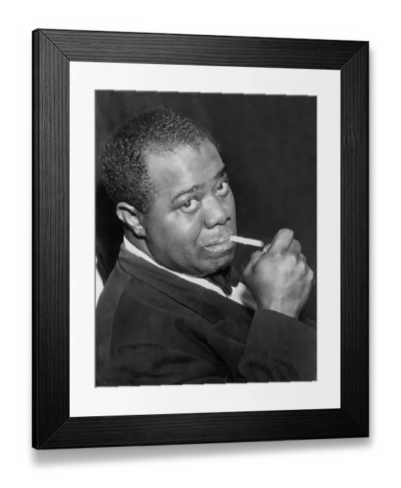 Framed Print : Photo of Louis Armstrong Framed Print : Photo of Louis Armstrong