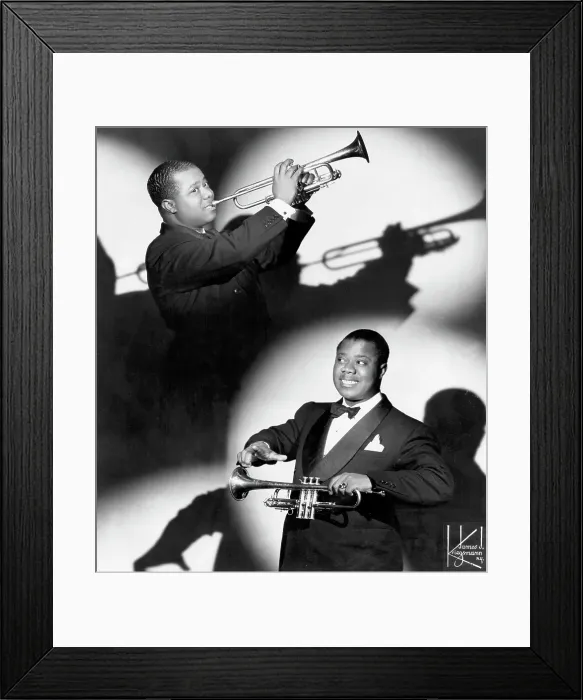 Framed Print : Photo of Louis Armstrong Framed Print : Photo of Louis Armstrong