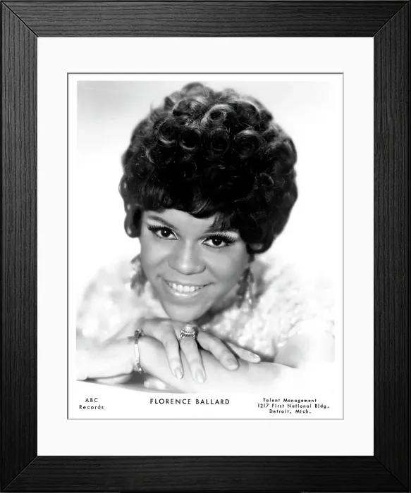 Framed Print : Photo of Florence Ballard Framed Print : Photo of Florence Ballard