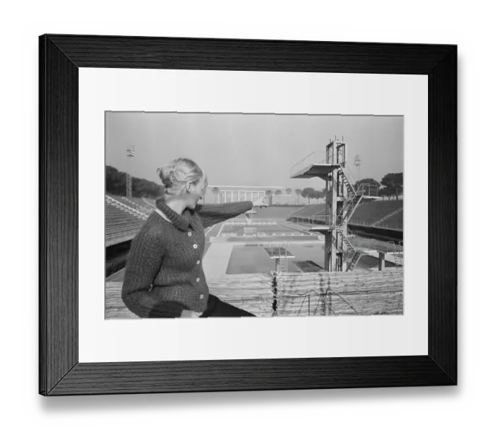 Framed Print : 1960 Summer Olympics - Preparations Framed Print : 1960 Summer Olympics - Preparations