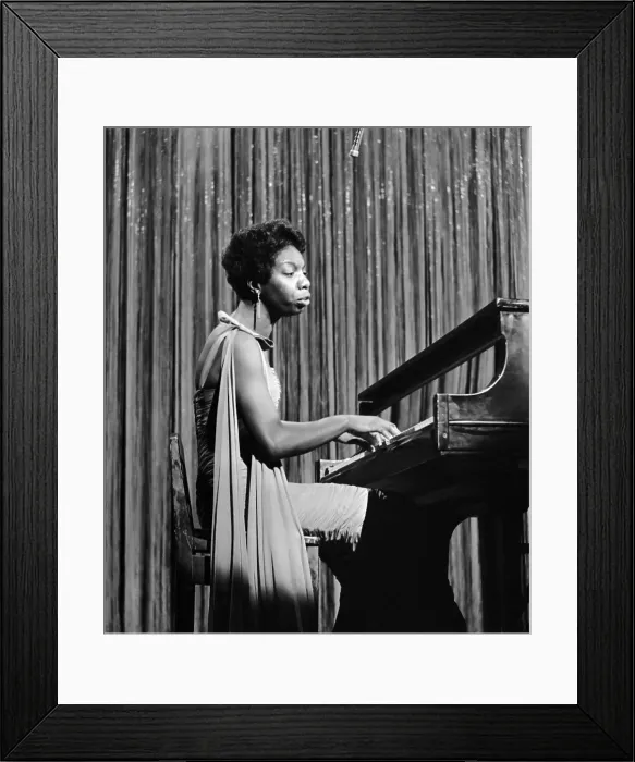 Framed Print : Nina Simone On Ed Sullivan Framed Print : Nina Simone On Ed Sullivan