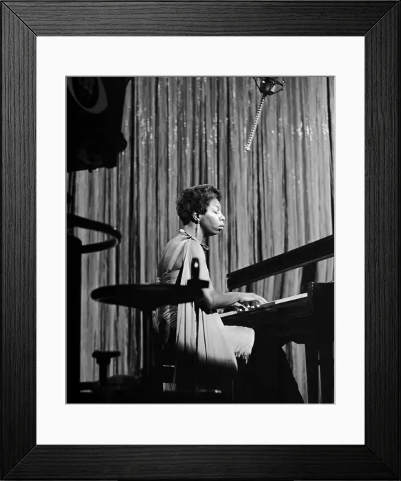 Framed Print : Nina Simone On Ed Sullivan Framed Print : Nina Simone On Ed Sullivan