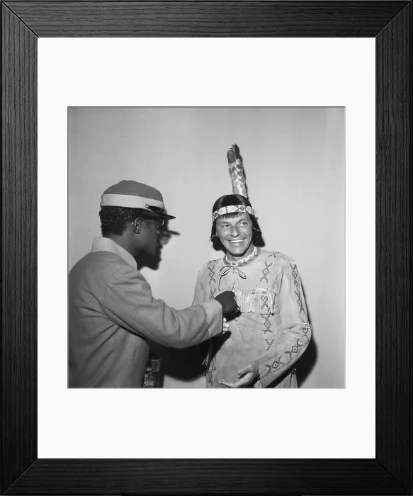 Framed Print : Frank Sinatra At SHARE Boomtown Party Framed Print : Frank Sinatra At SHARE Boomtown Party