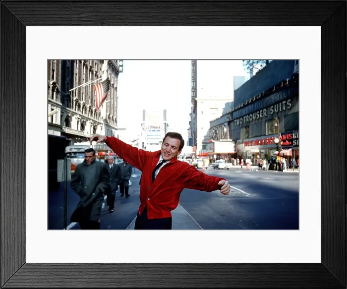 Framed Print : Singer Bobby Darin Framed Print : Singer Bobby Darin