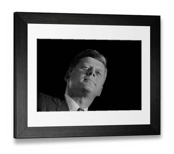 Framed Print : John F. Kennedy Campaign Event Framed Print : John F. Kennedy Campaign Event