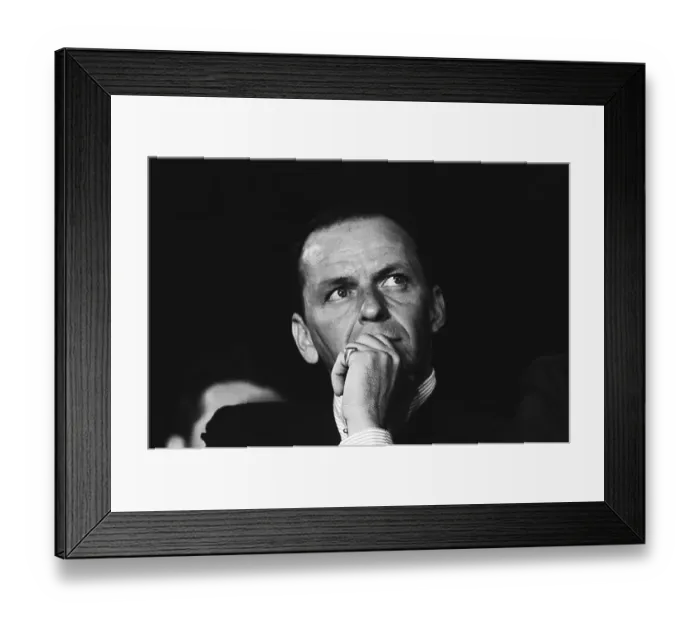 Framed Print : Sinatra Supports Kennedy Framed Print : Sinatra Supports Kennedy