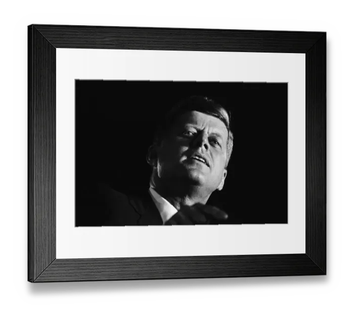 Framed Print : John F. Kennedy Campaign Event Framed Print : John F. Kennedy Campaign Event