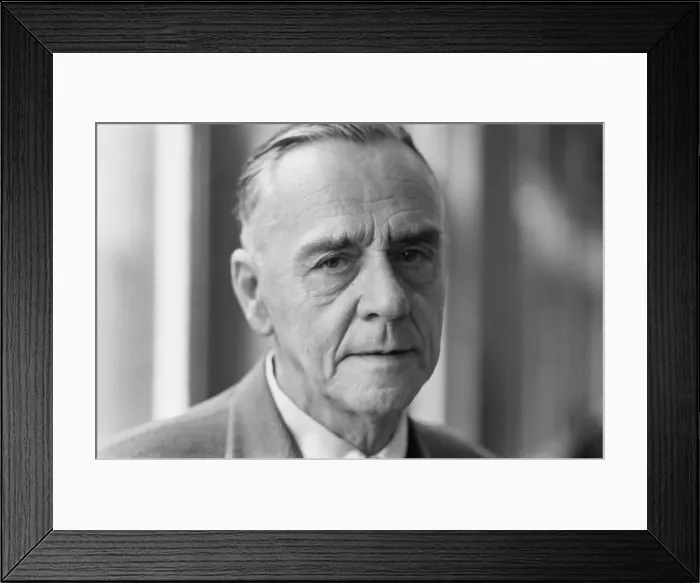 Framed Print : Eric Louw, South African Diplomat & Politician Framed Print : Eric Louw, South African Diplomat & Politician