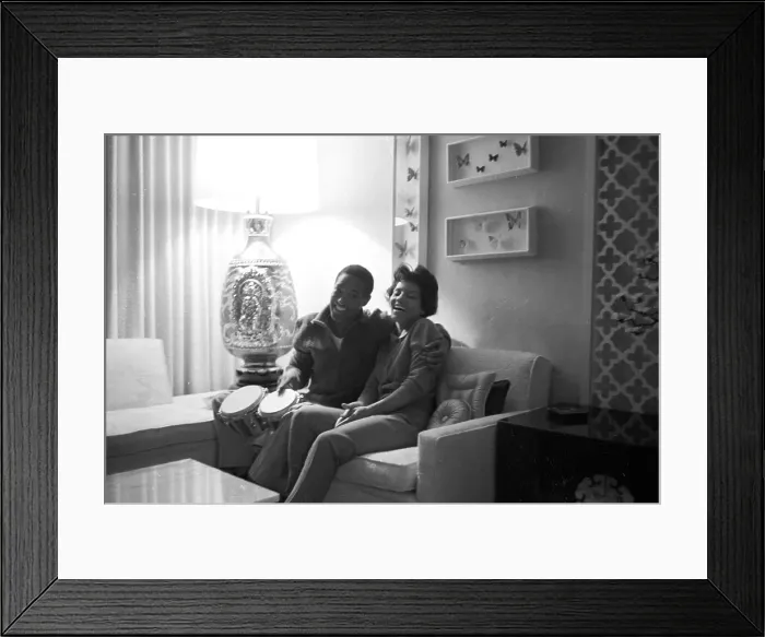 Framed Print : Sam Cooke Portrait Session Framed Print : Sam Cooke Portrait Session