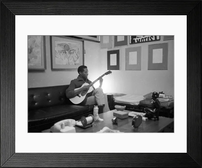 Framed Print : Sam Cooke Portrait Session Framed Print : Sam Cooke Portrait Session