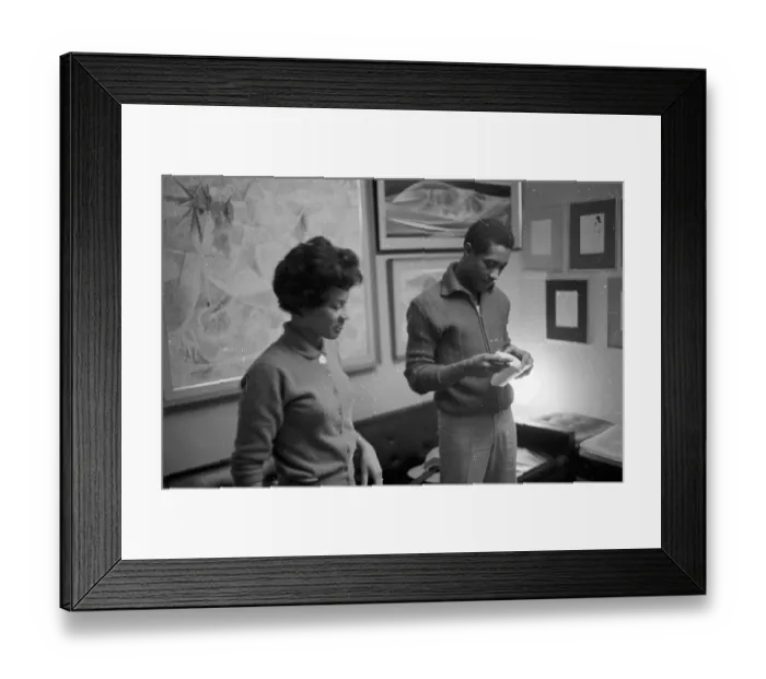 Framed Print : Sam Cooke Portrait Session Framed Print : Sam Cooke Portrait Session