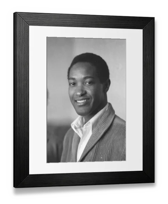 Framed Print : Sam Cooke. Soul singer Sam Cooke poses for a portrait on November 30 Framed Print : Sam Cooke. Soul singer Sam Cooke poses for a portrait on November 30