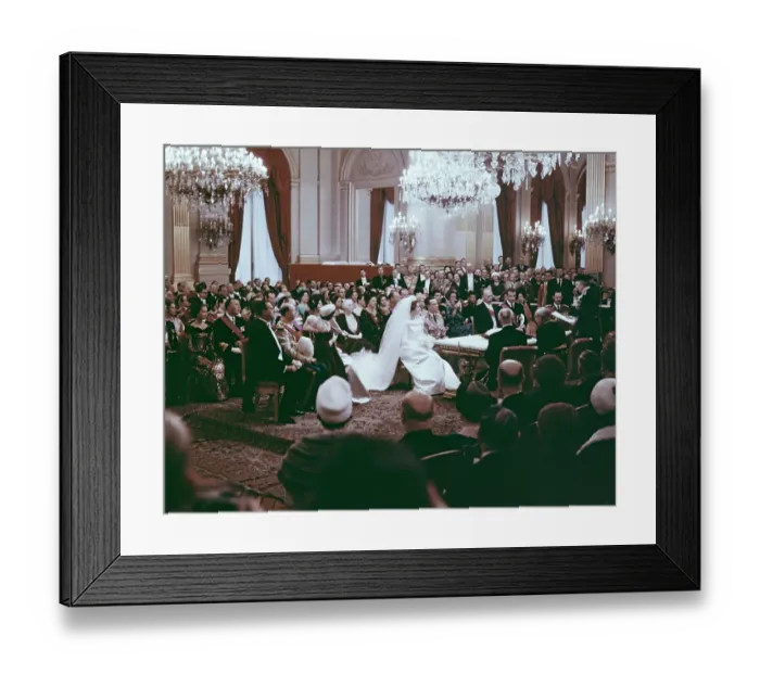 Framed Print : Civil Ceremony Of Baudouin & Queen Fabiola of Belgium Framed Print : Civil Ceremony Of Baudouin & Queen Fabiola of Belgium