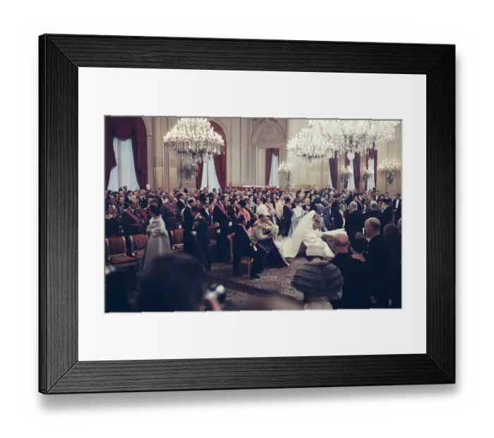 Framed Print : Civil Ceremony Of Baudouin & Queen Fabiola of Belgium Framed Print : Civil Ceremony Of Baudouin & Queen Fabiola of Belgium