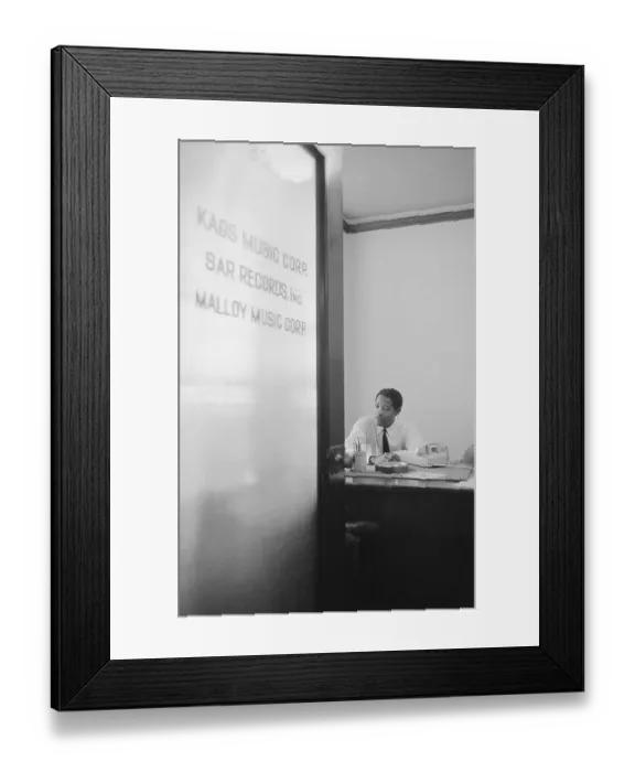 Framed Print : Sam Cooke At SAR Records Framed Print : Sam Cooke At SAR Records