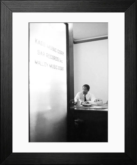 Framed Print : Sam Cooke At SAR Records Framed Print : Sam Cooke At SAR Records