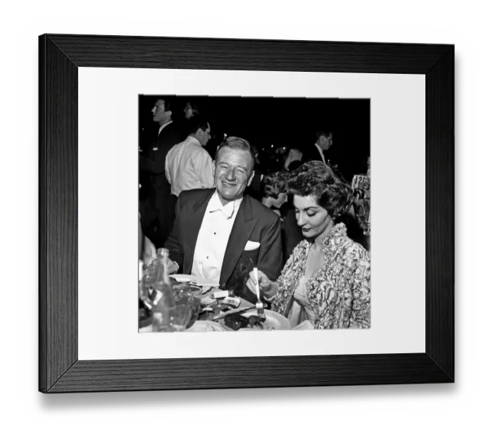 Framed Print : John Wayne On The Town Framed Print : John Wayne On The Town