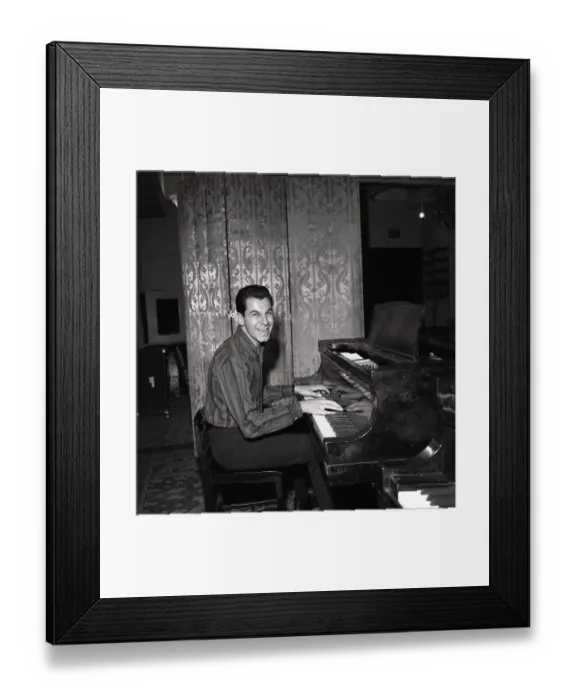 Framed Print : Portrait At The Piano Framed Print : Portrait At The Piano