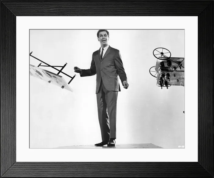 Framed Print : Portrait With Hovering Carts Framed Print : Portrait With Hovering Carts