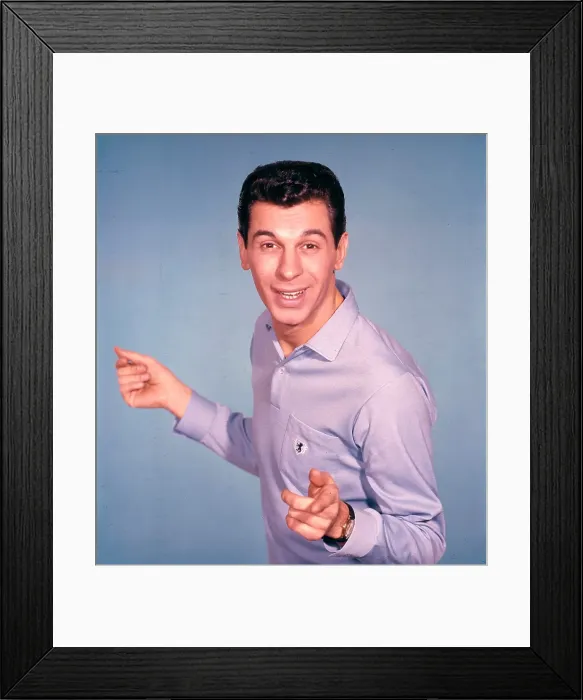 Framed Print : Portrait. CIRCA 1961: Singer Freddy Cannon poses for a portrait in circa 1961 Framed Print : Portrait. CIRCA 1961: Singer Freddy Cannon poses for a portrait in circa 1961