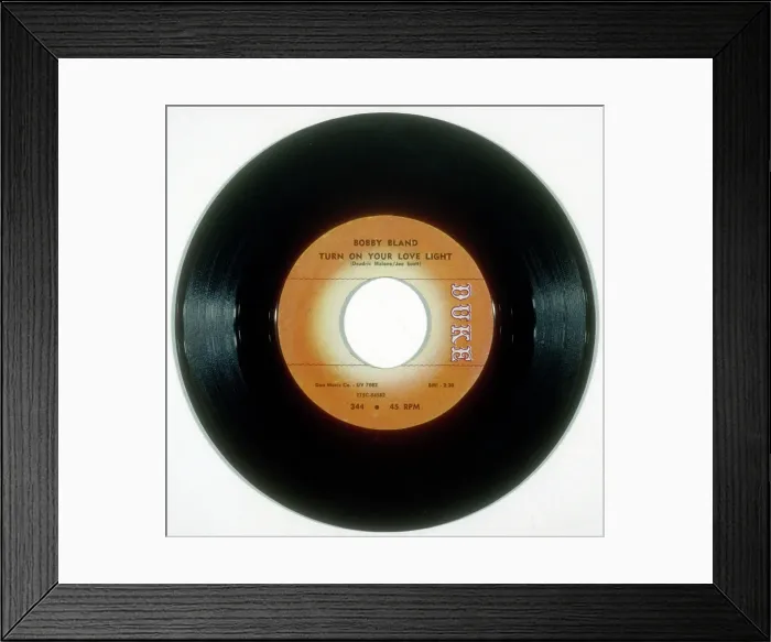 Framed Print : Turn On Your Love Light 45 RPM Disc Framed Print : Turn On Your Love Light 45 RPM Disc