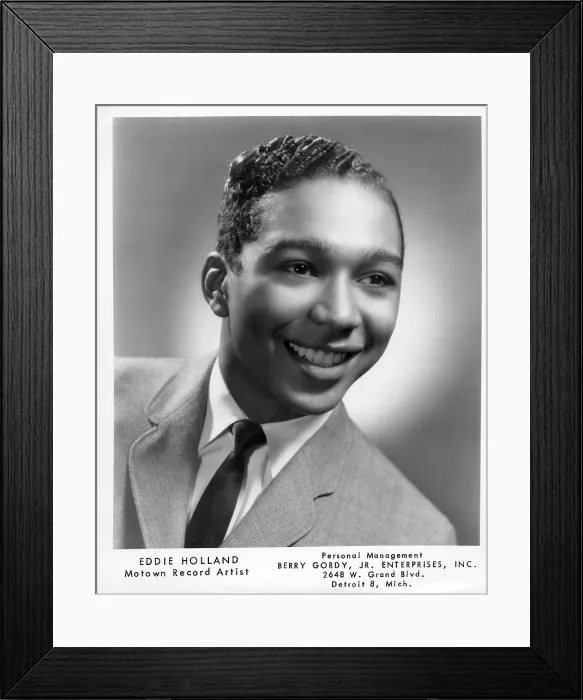 Framed Print : Eddie Holland Portrait Framed Print : Eddie Holland Portrait