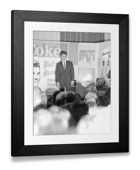 Framed Print : Frankie Avalon On Dance Party Framed Print : Frankie Avalon On Dance Party