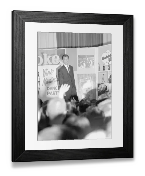 Framed Print : Frankie Avalon On Dance Party Framed Print : Frankie Avalon On Dance Party
