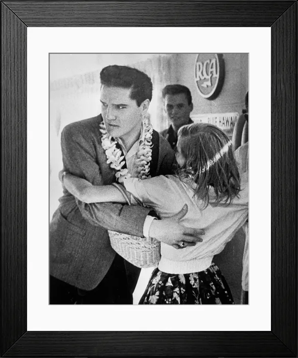 Framed Print : Elvis Presley in Hawaii Framed Print : Elvis Presley in Hawaii