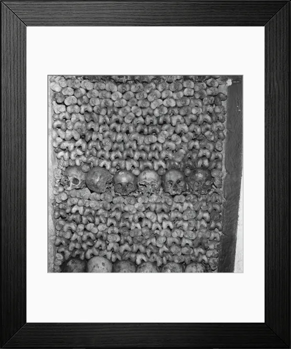 Framed Print : Paris Catacombs Framed Print : Paris Catacombs