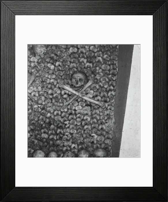 Framed Print : Paris Catacombs Framed Print : Paris Catacombs