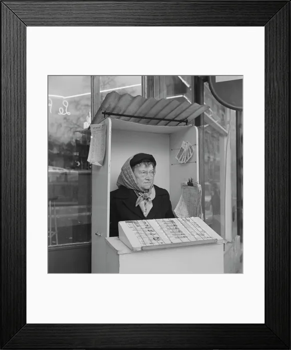 Framed Print : Paris Lottery Framed Print : Paris Lottery