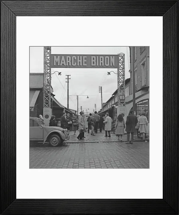 Framed Print : Marché Biron Framed Print : Marché Biron