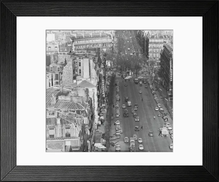 Framed Print : View From The Arc De Triomphe Framed Print : View From The Arc De Triomphe
