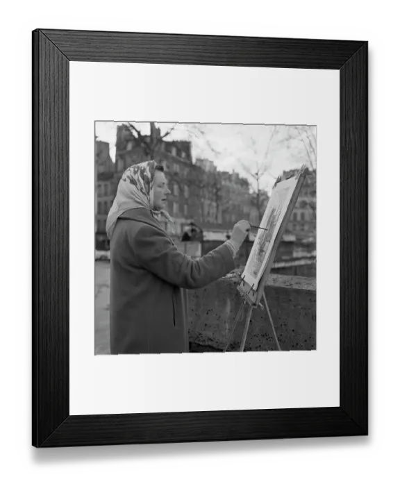 Framed Print : Paris Artist Framed Print : Paris Artist