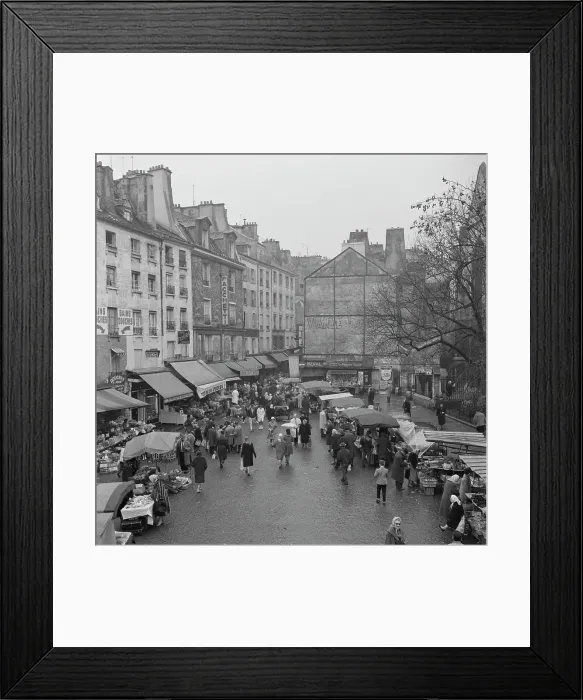Framed Print : Rue Mouffetard