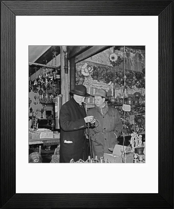 Framed Print : Paris Antique Dealer, 1961 Framed Print : Paris Antique Dealer, 1961