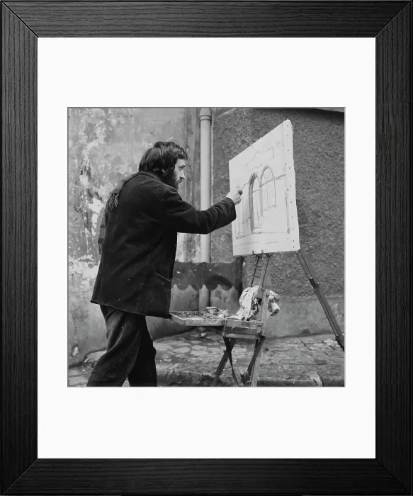 Framed Print : Painter On Montmartre Framed Print : Painter On Montmartre