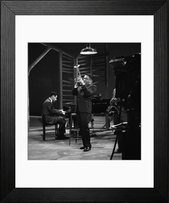Framed Print : Photo of Dizzy Gillespie Framed Print : Photo of Dizzy Gillespie