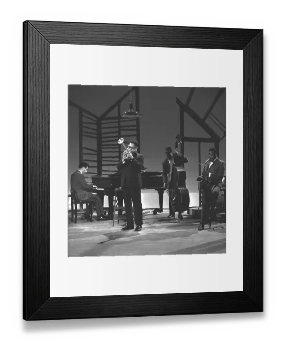 Framed Print : Photo of Dizzy Gillespie Framed Print : Photo of Dizzy Gillespie