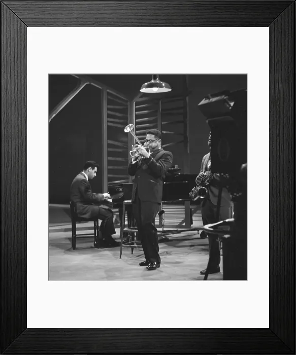 Framed Print : Photo of Dizzy Gillespie Framed Print : Photo of Dizzy Gillespie