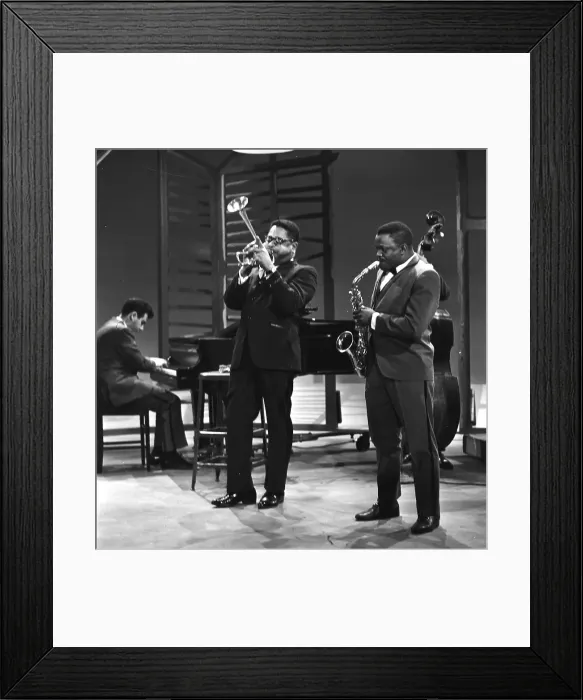 Framed Print : Photo of Dizzy Gillespie Framed Print : Photo of Dizzy Gillespie