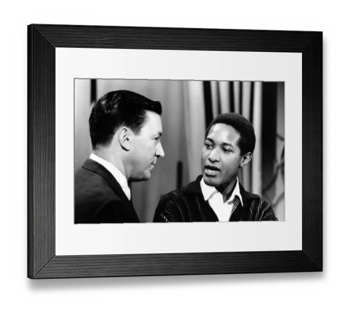 Framed Print : Sam Cooke And Mike Wallace Framed Print : Sam Cooke And Mike Wallace