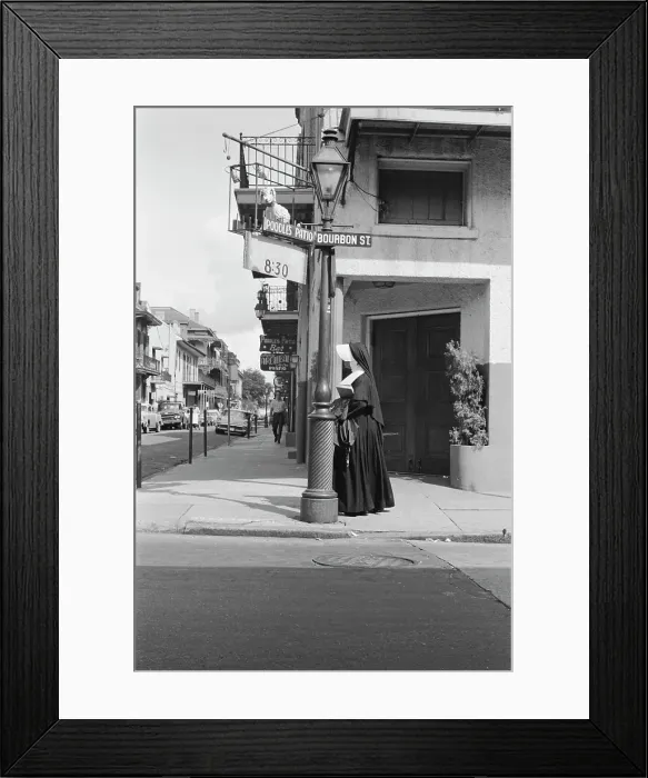 Framed Print : New Orleans French Quarter Framed Print : New Orleans French Quarter