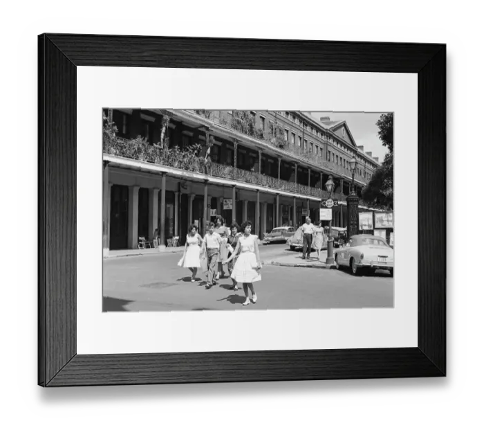 Framed Print : New Orleans French Quarter Framed Print : New Orleans French Quarter