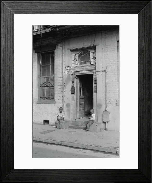 Framed Print : New Orleans French Quarter Framed Print : New Orleans French Quarter
