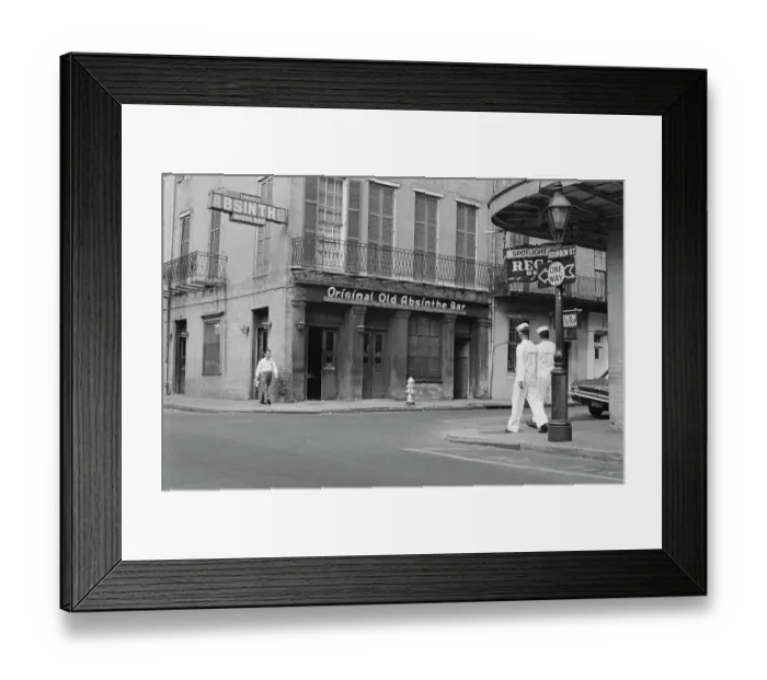 Framed Print : New Orleans French Quarter Framed Print : New Orleans French Quarter